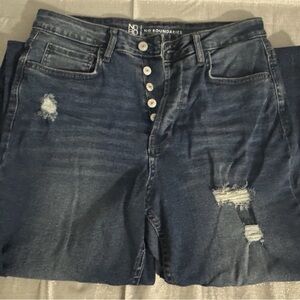 NO BOUNDARIES Women’s Size 9 Medium Wash Mid Rise Bootcut Jeans